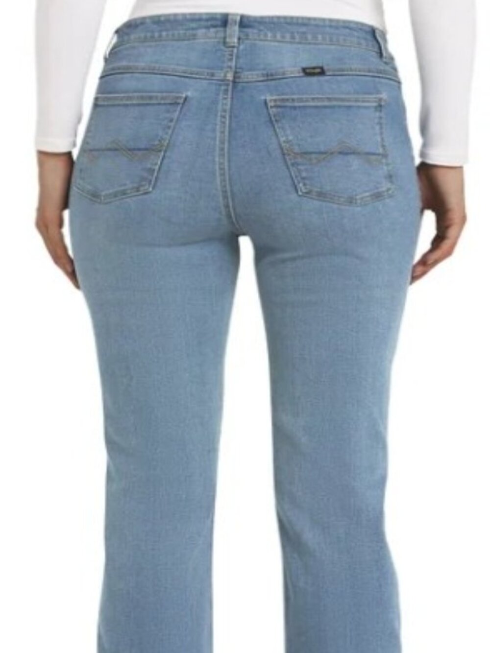 Wrangler Bootcut Jeans High Rise Women Stretch | Western Denim Pants Size 6 - Picture 2 of 5
